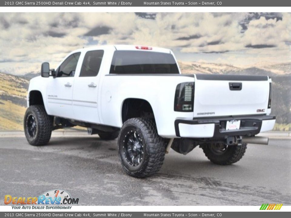 2013 GMC Sierra 2500HD Denali Crew Cab 4x4 Summit White / Ebony Photo #8