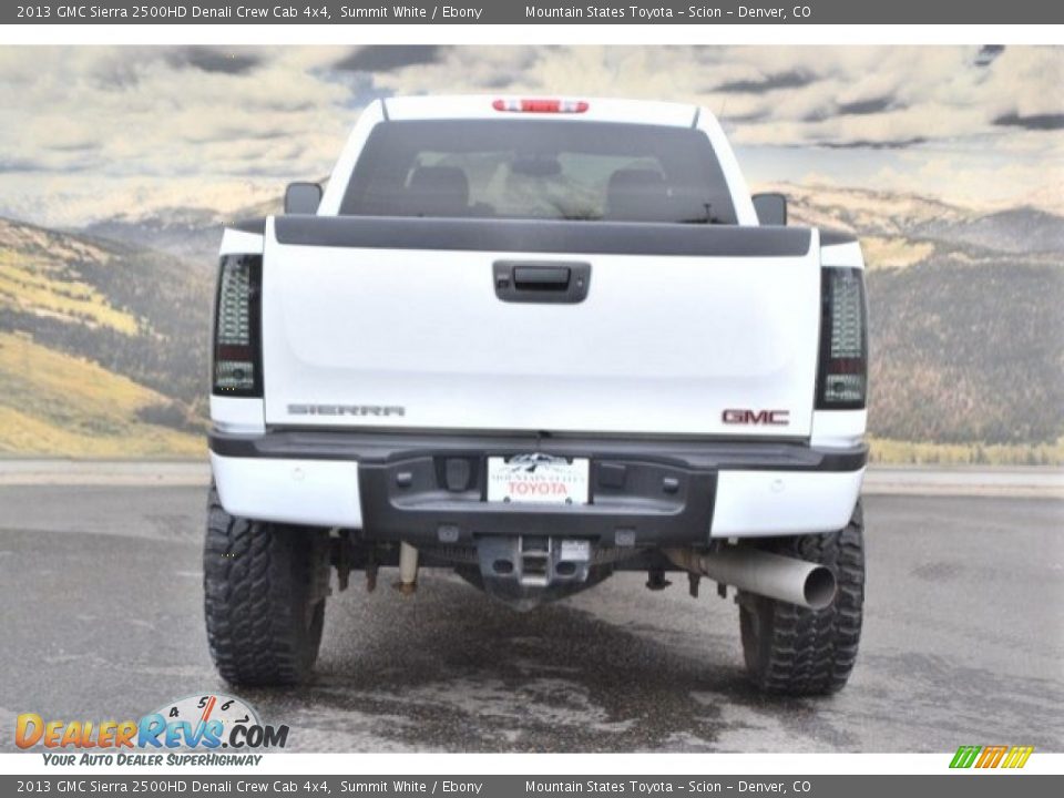 2013 GMC Sierra 2500HD Denali Crew Cab 4x4 Summit White / Ebony Photo #9
