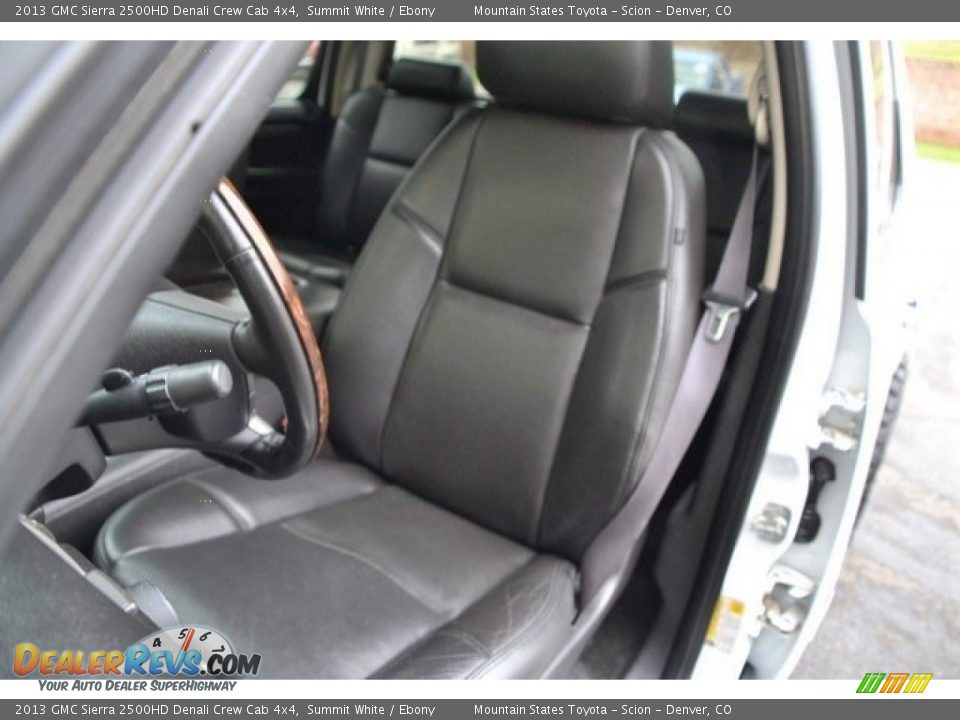 2013 GMC Sierra 2500HD Denali Crew Cab 4x4 Summit White / Ebony Photo #12