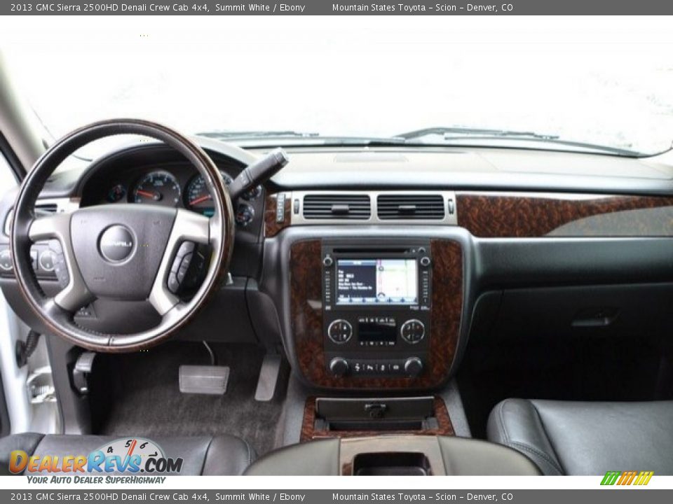 2013 GMC Sierra 2500HD Denali Crew Cab 4x4 Summit White / Ebony Photo #13
