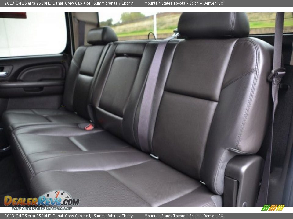 2013 GMC Sierra 2500HD Denali Crew Cab 4x4 Summit White / Ebony Photo #21
