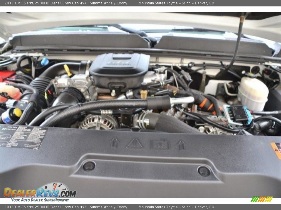2013 GMC Sierra 2500HD Denali Crew Cab 4x4 Summit White / Ebony Photo #27