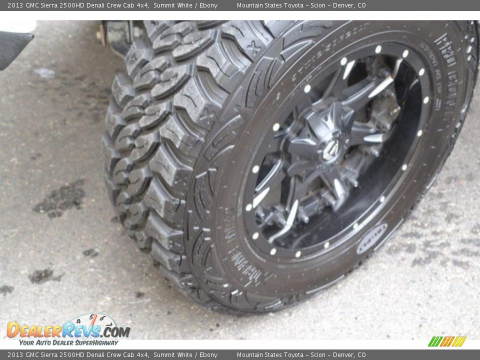2013 GMC Sierra 2500HD Denali Crew Cab 4x4 Summit White / Ebony Photo #28