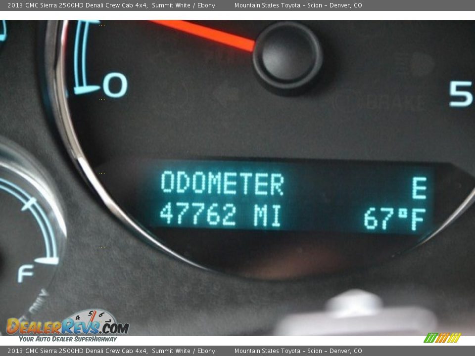 2013 GMC Sierra 2500HD Denali Crew Cab 4x4 Summit White / Ebony Photo #29