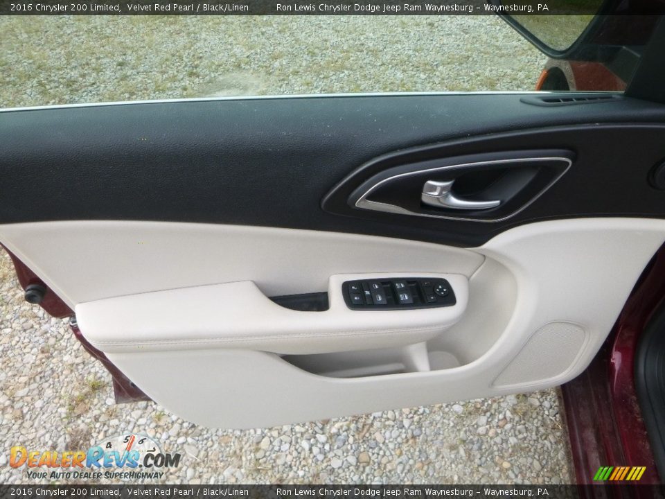 2016 Chrysler 200 Limited Velvet Red Pearl / Black/Linen Photo #13