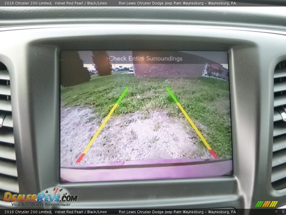 2016 Chrysler 200 Limited Velvet Red Pearl / Black/Linen Photo #18