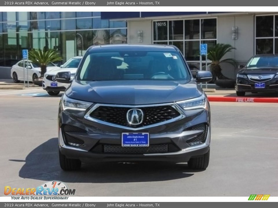 2019 Acura RDX Advance Gunmetal Metallic / Ebony Photo #2