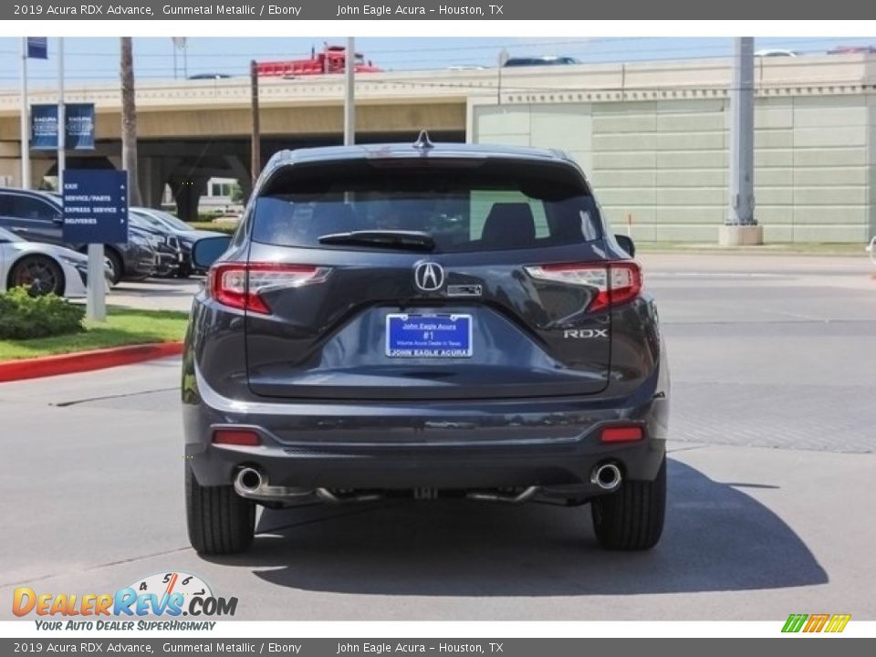 2019 Acura RDX Advance Gunmetal Metallic / Ebony Photo #6