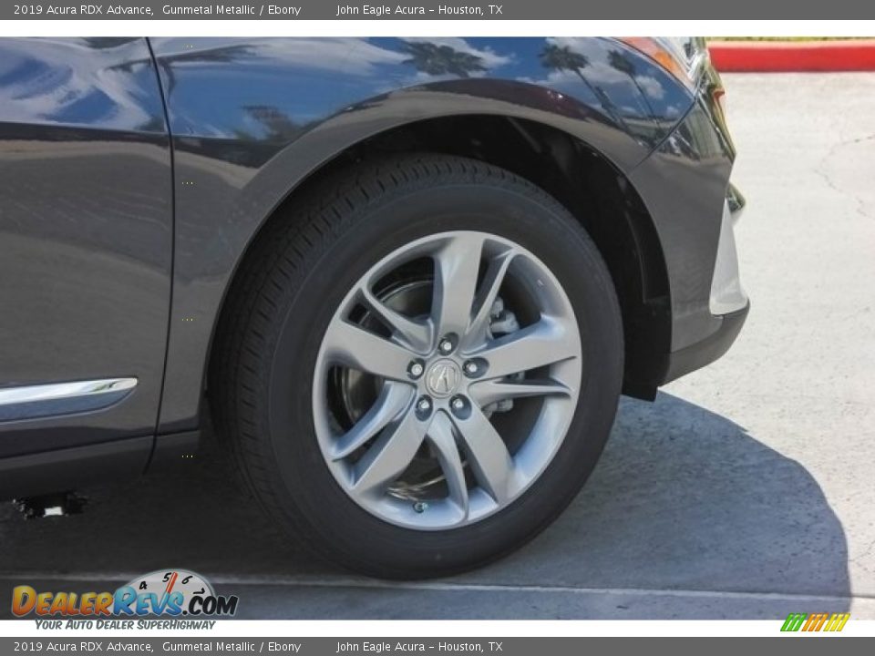 2019 Acura RDX Advance Gunmetal Metallic / Ebony Photo #10