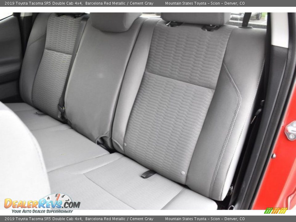 2019 Toyota Tacoma SR5 Double Cab 4x4 Barcelona Red Metallic / Cement Gray Photo #16