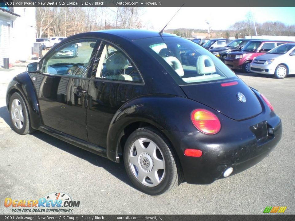 2001 Volkswagen New Beetle GLS Coupe Black / Black Photo #5