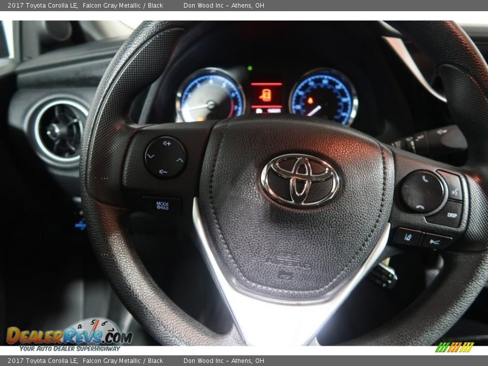 2017 Toyota Corolla LE Falcon Gray Metallic / Black Photo #17