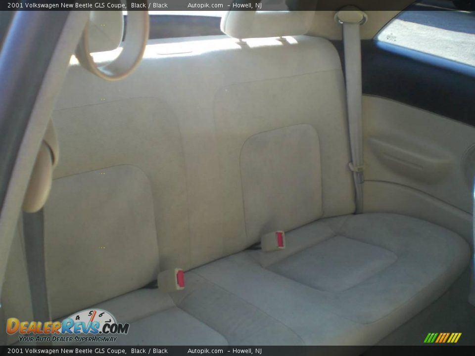 2001 Volkswagen New Beetle GLS Coupe Black / Black Photo #11