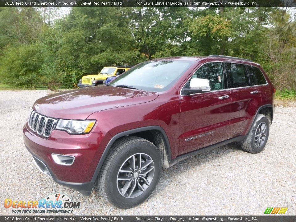 2018 Jeep Grand Cherokee Limited 4x4 Velvet Red Pearl / Black Photo #1