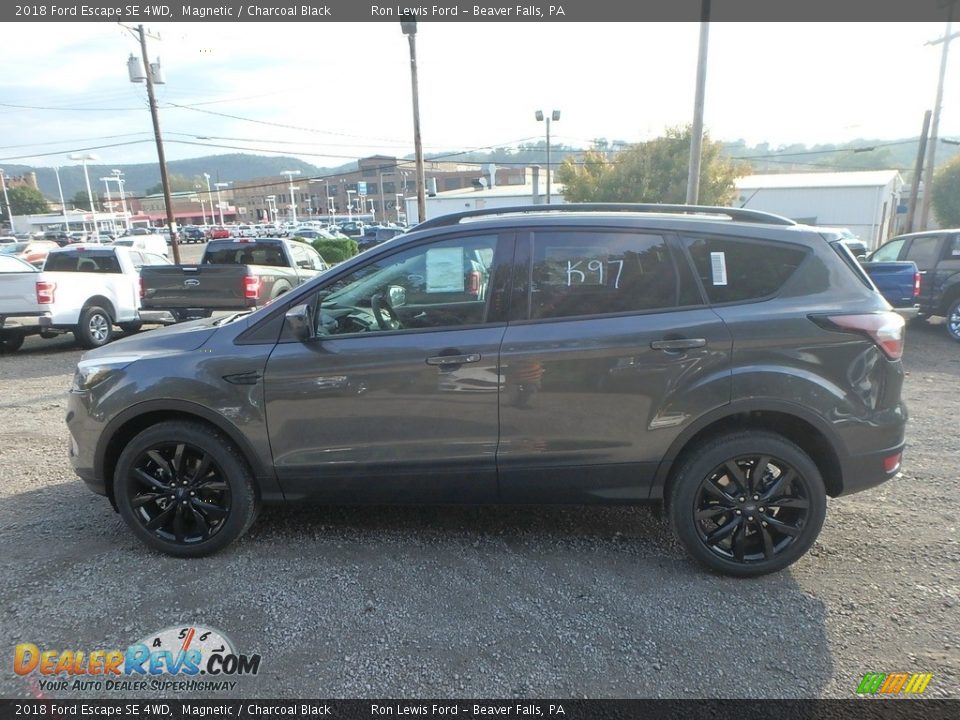 2018 Ford Escape SE 4WD Magnetic / Charcoal Black Photo #6
