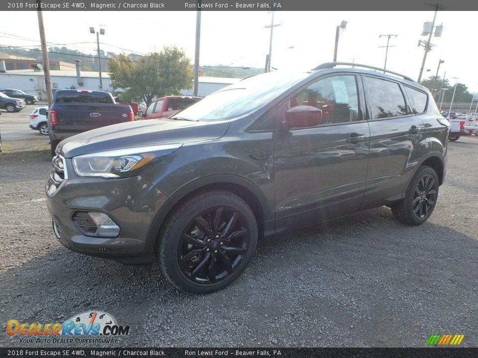 2018 Ford Escape SE 4WD Magnetic / Charcoal Black Photo #7
