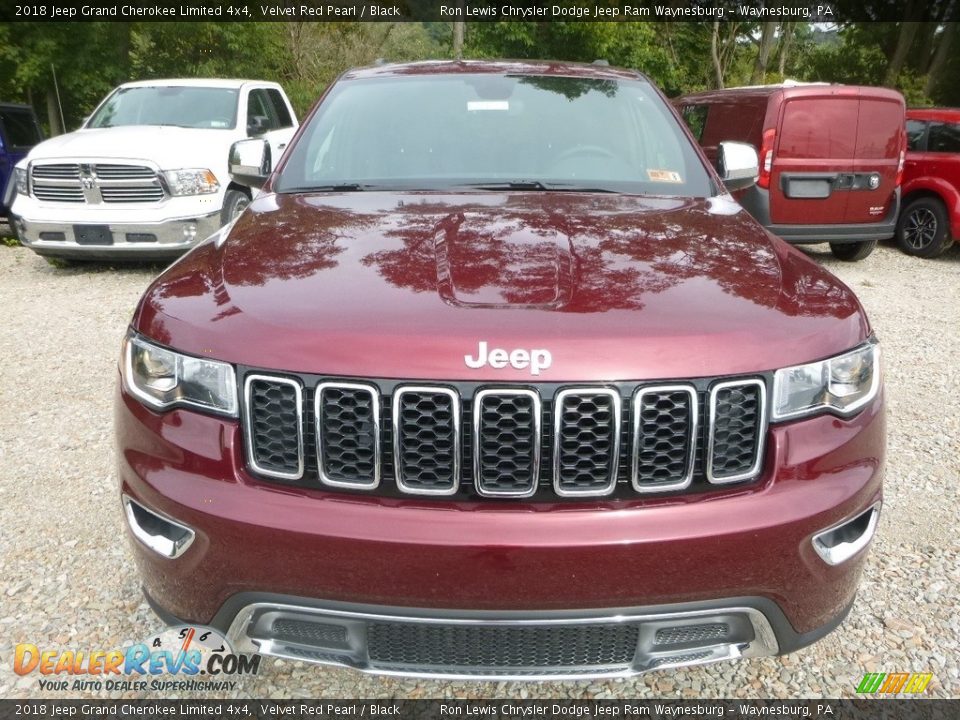 2018 Jeep Grand Cherokee Limited 4x4 Velvet Red Pearl / Black Photo #8