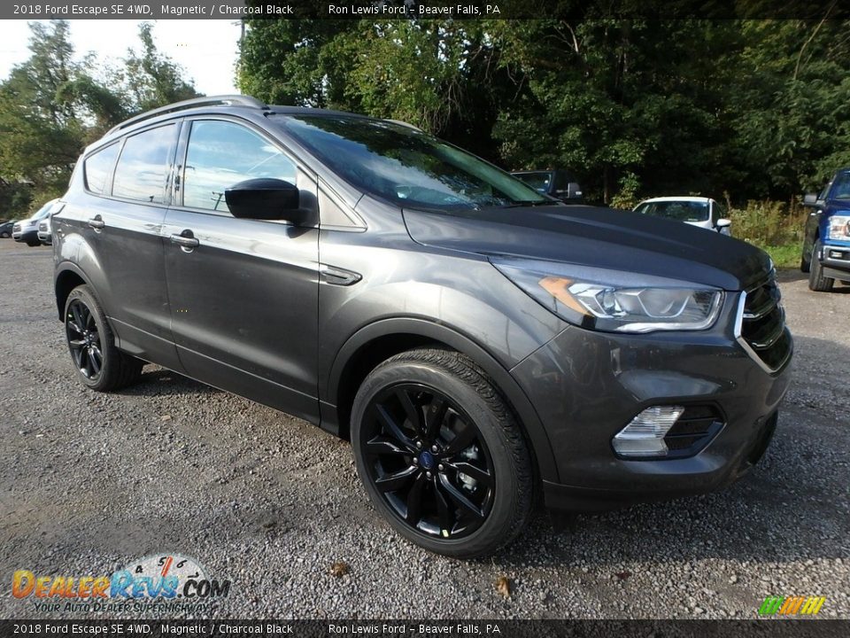 2018 Ford Escape SE 4WD Magnetic / Charcoal Black Photo #9