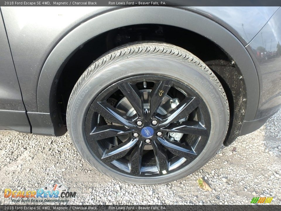 2018 Ford Escape SE 4WD Magnetic / Charcoal Black Photo #10