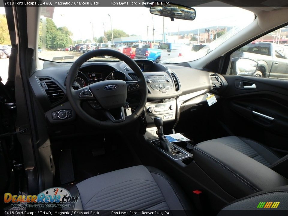 2018 Ford Escape SE 4WD Magnetic / Charcoal Black Photo #13