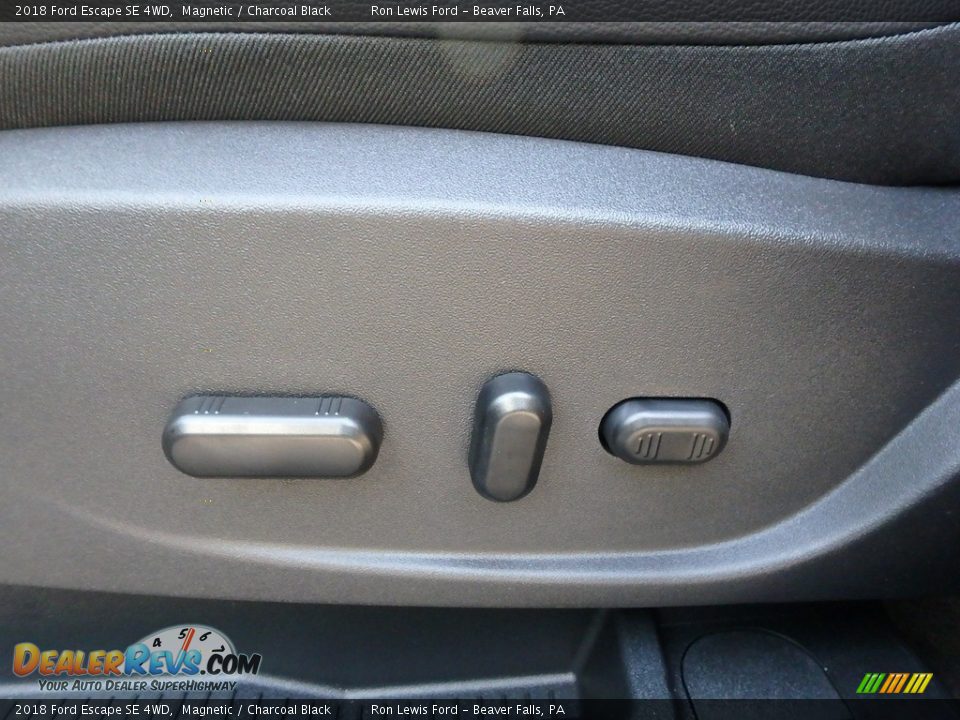 2018 Ford Escape SE 4WD Magnetic / Charcoal Black Photo #16