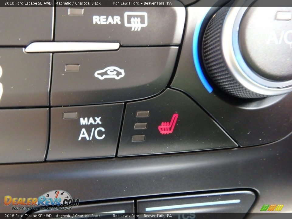 2018 Ford Escape SE 4WD Magnetic / Charcoal Black Photo #19