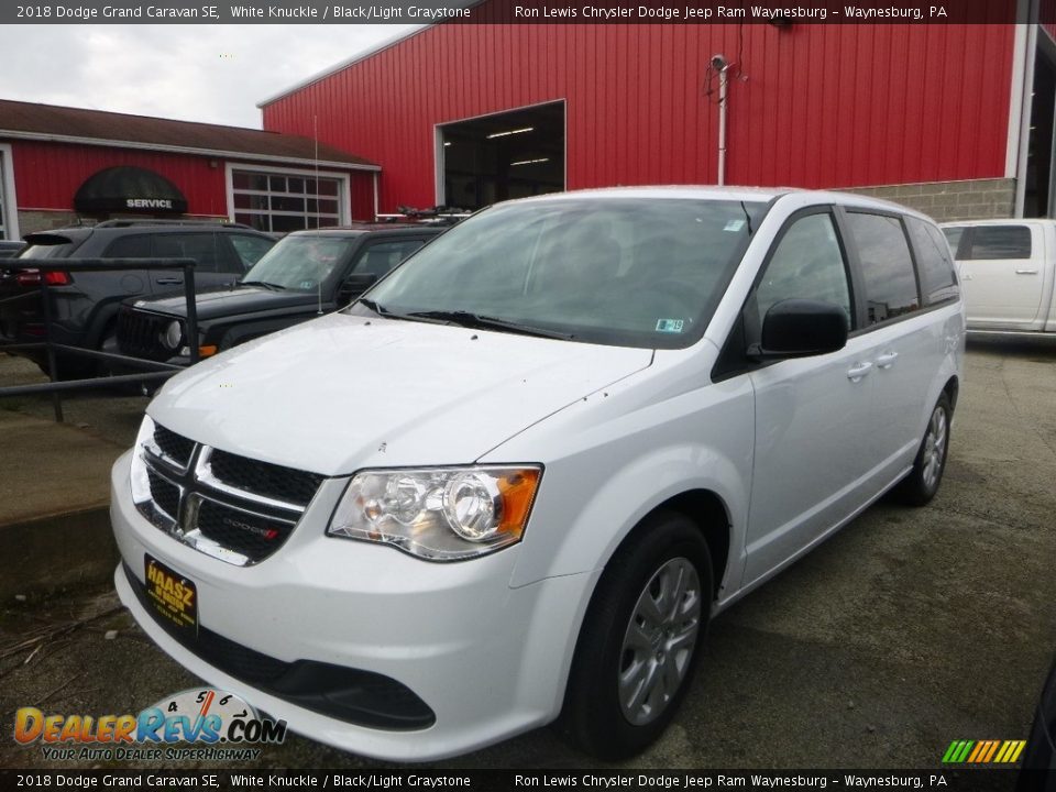 2018 Dodge Grand Caravan SE White Knuckle / Black/Light Graystone Photo #1