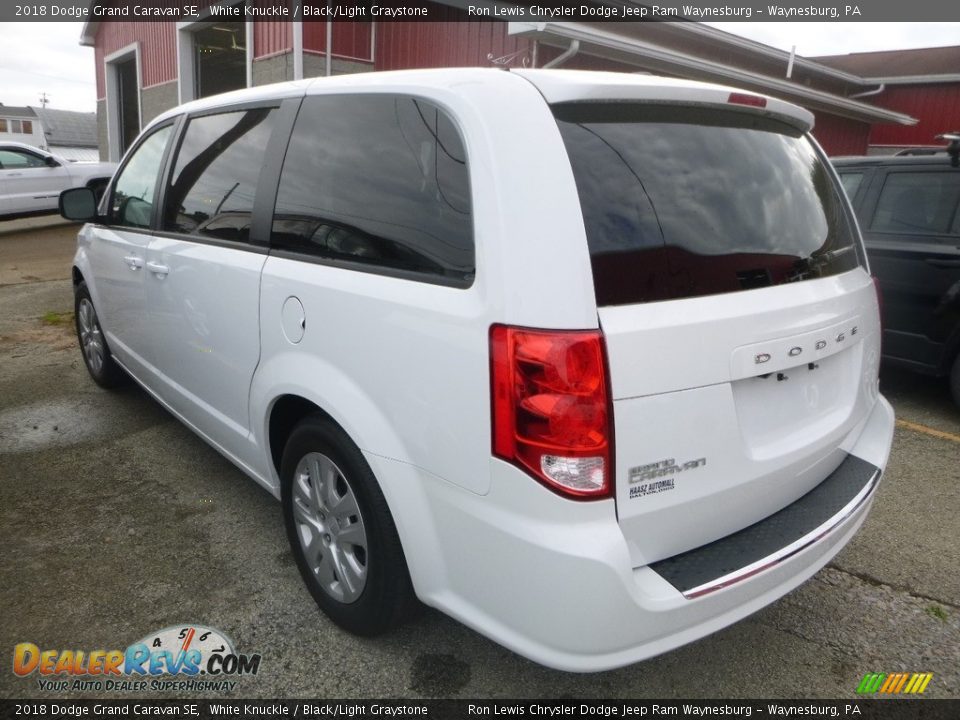 2018 Dodge Grand Caravan SE White Knuckle / Black/Light Graystone Photo #3