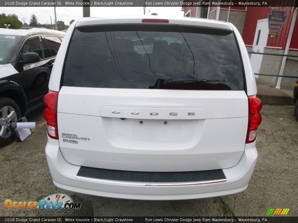 2018 Dodge Grand Caravan SE White Knuckle / Black/Light Graystone Photo #4