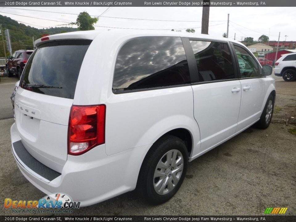 2018 Dodge Grand Caravan SE White Knuckle / Black/Light Graystone Photo #5