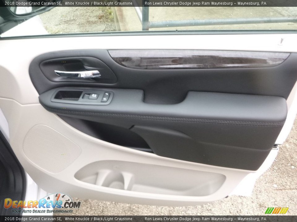 2018 Dodge Grand Caravan SE White Knuckle / Black/Light Graystone Photo #10