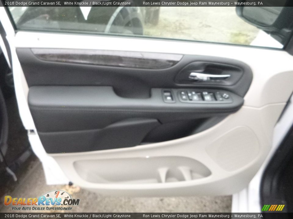 2018 Dodge Grand Caravan SE White Knuckle / Black/Light Graystone Photo #13