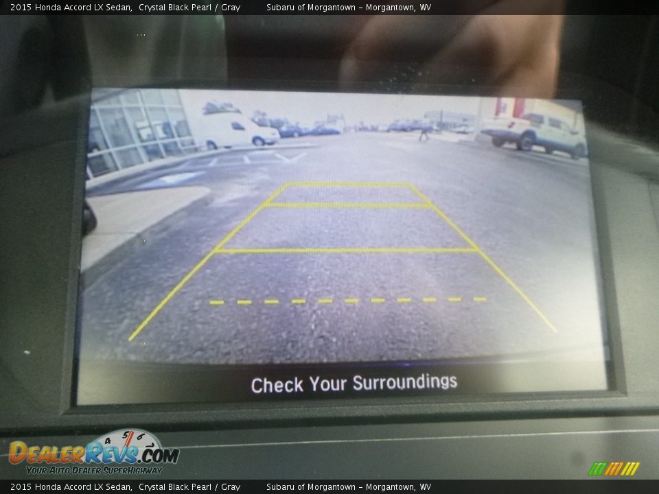2015 Honda Accord LX Sedan Crystal Black Pearl / Gray Photo #16