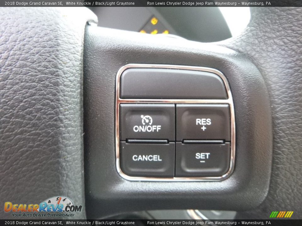 2018 Dodge Grand Caravan SE White Knuckle / Black/Light Graystone Photo #16