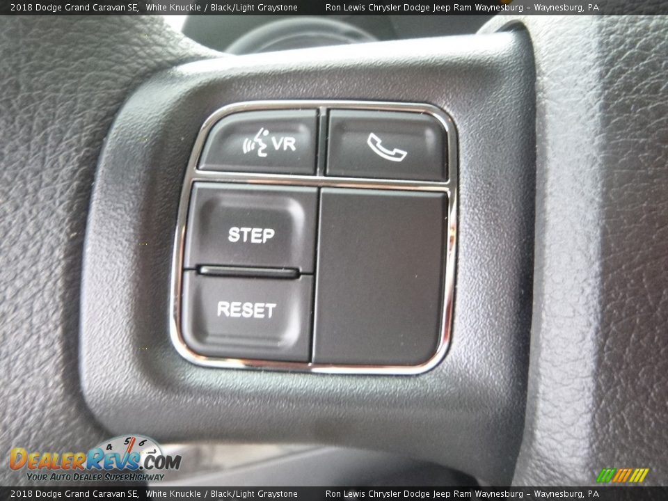 2018 Dodge Grand Caravan SE White Knuckle / Black/Light Graystone Photo #17
