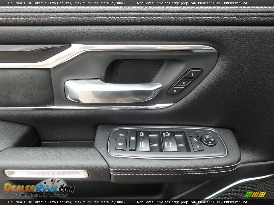 2019 Ram 1500 Laramie Crew Cab 4x4 Maximum Steel Metallic / Black Photo #13