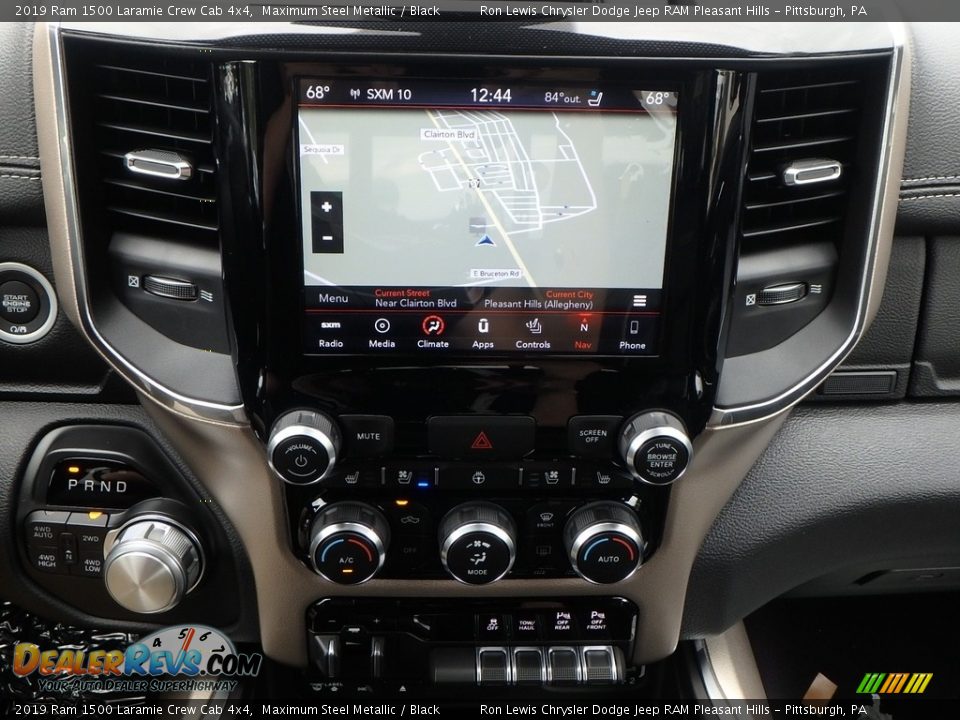 2019 Ram 1500 Laramie Crew Cab 4x4 Maximum Steel Metallic / Black Photo #16