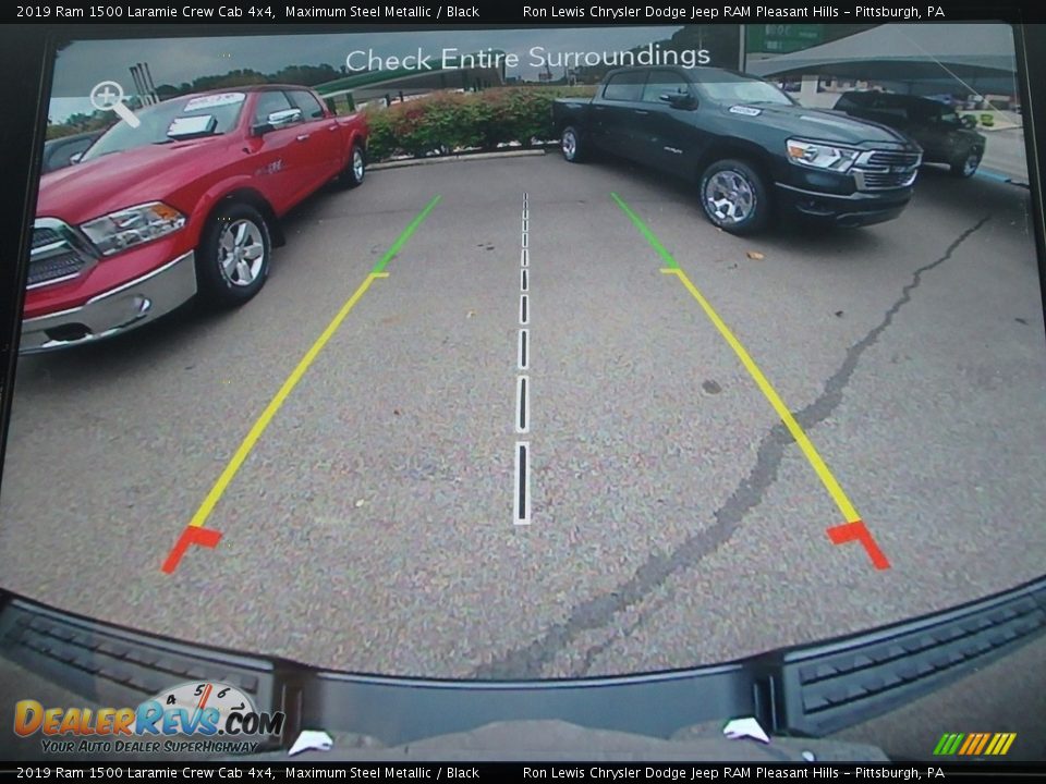 2019 Ram 1500 Laramie Crew Cab 4x4 Maximum Steel Metallic / Black Photo #17