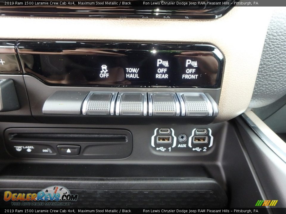 2019 Ram 1500 Laramie Crew Cab 4x4 Maximum Steel Metallic / Black Photo #19
