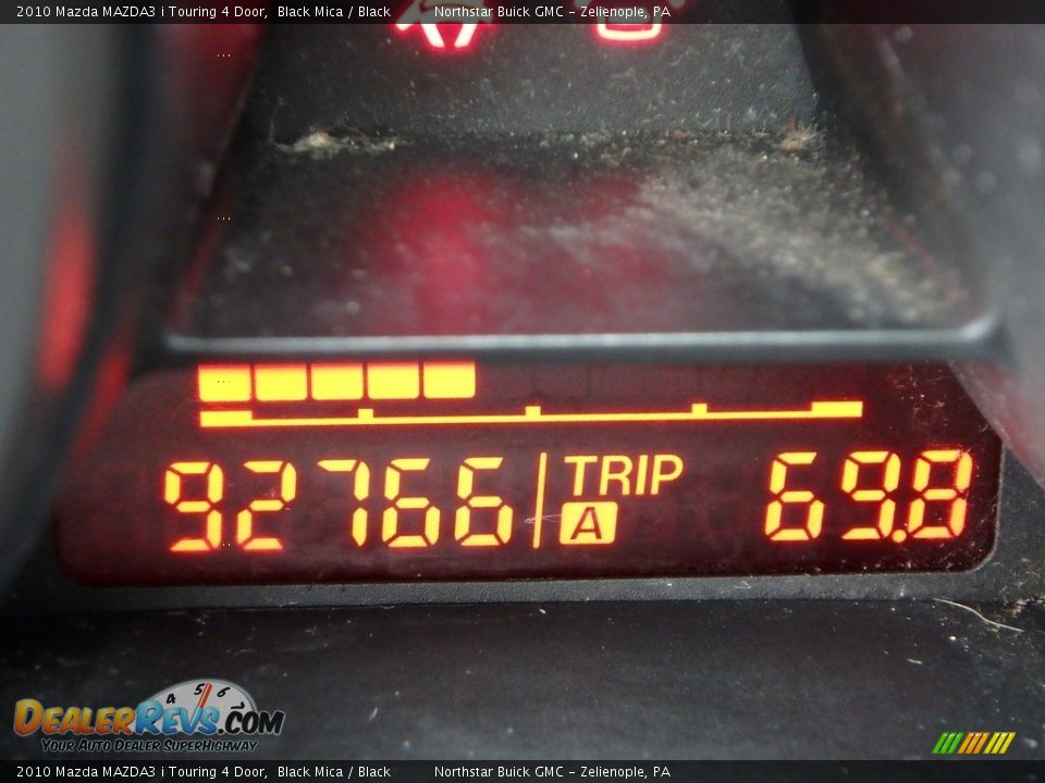 2010 Mazda MAZDA3 i Touring 4 Door Black Mica / Black Photo #24