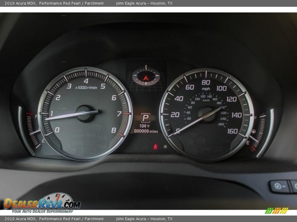2019 Acura MDX Performance Red Pearl / Parchment Photo #34