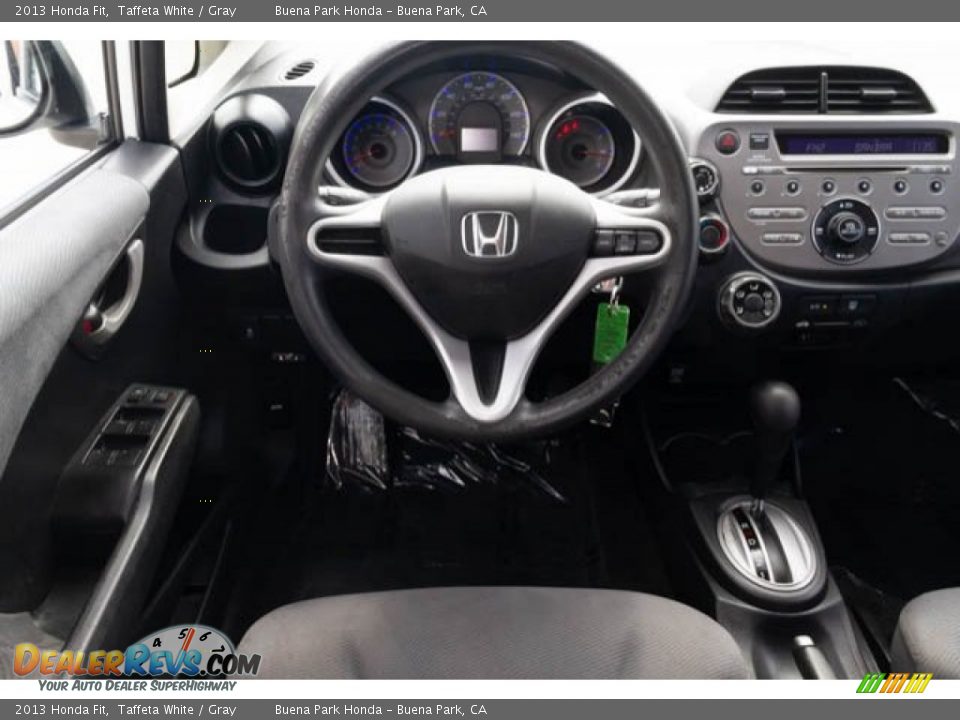 2013 Honda Fit Taffeta White / Gray Photo #5