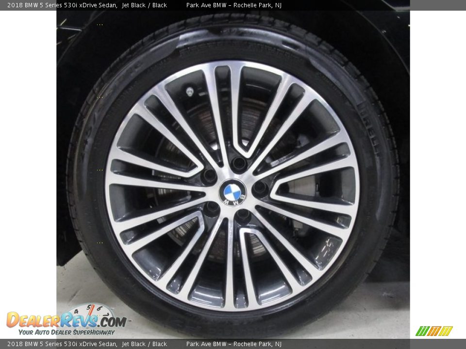 2018 BMW 5 Series 530i xDrive Sedan Jet Black / Black Photo #29