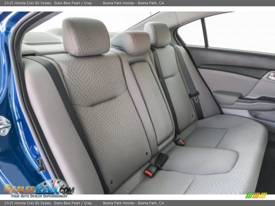 2015 Honda Civic EX Sedan Dyno Blue Pearl / Gray Photo #13