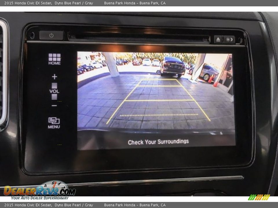 2015 Honda Civic EX Sedan Dyno Blue Pearl / Gray Photo #21