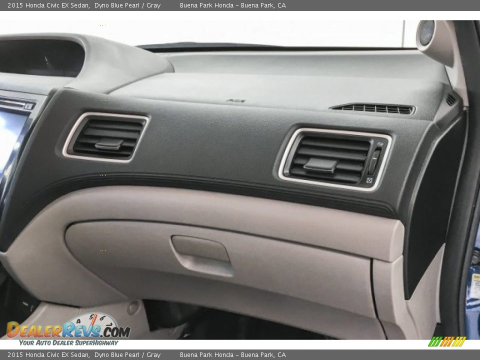 2015 Honda Civic EX Sedan Dyno Blue Pearl / Gray Photo #28