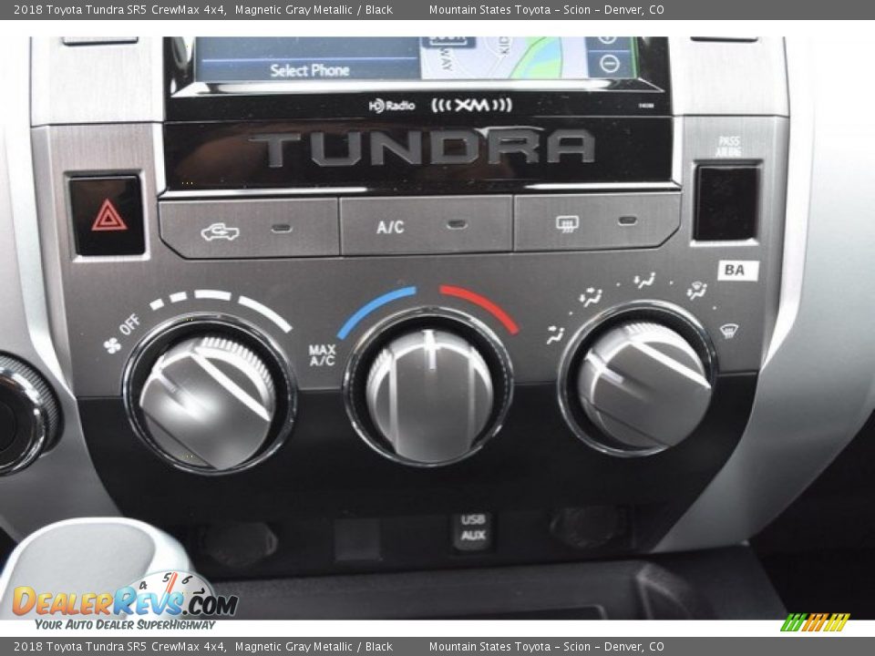 2018 Toyota Tundra SR5 CrewMax 4x4 Magnetic Gray Metallic / Black Photo #29