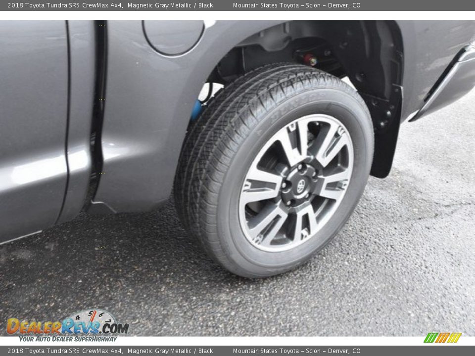 2018 Toyota Tundra SR5 CrewMax 4x4 Magnetic Gray Metallic / Black Photo #33