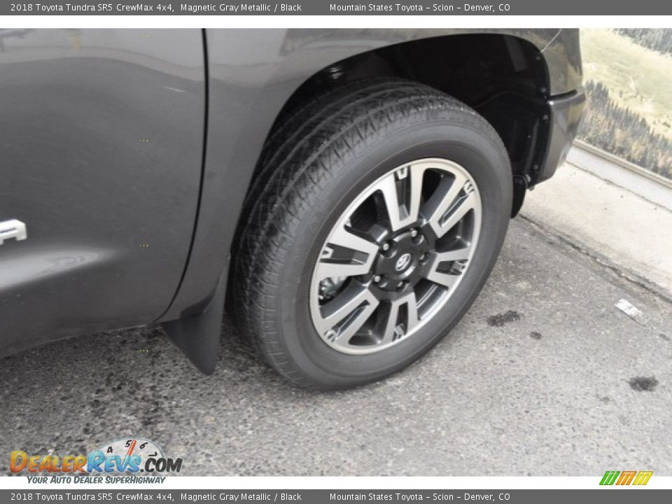 2018 Toyota Tundra SR5 CrewMax 4x4 Magnetic Gray Metallic / Black Photo #35