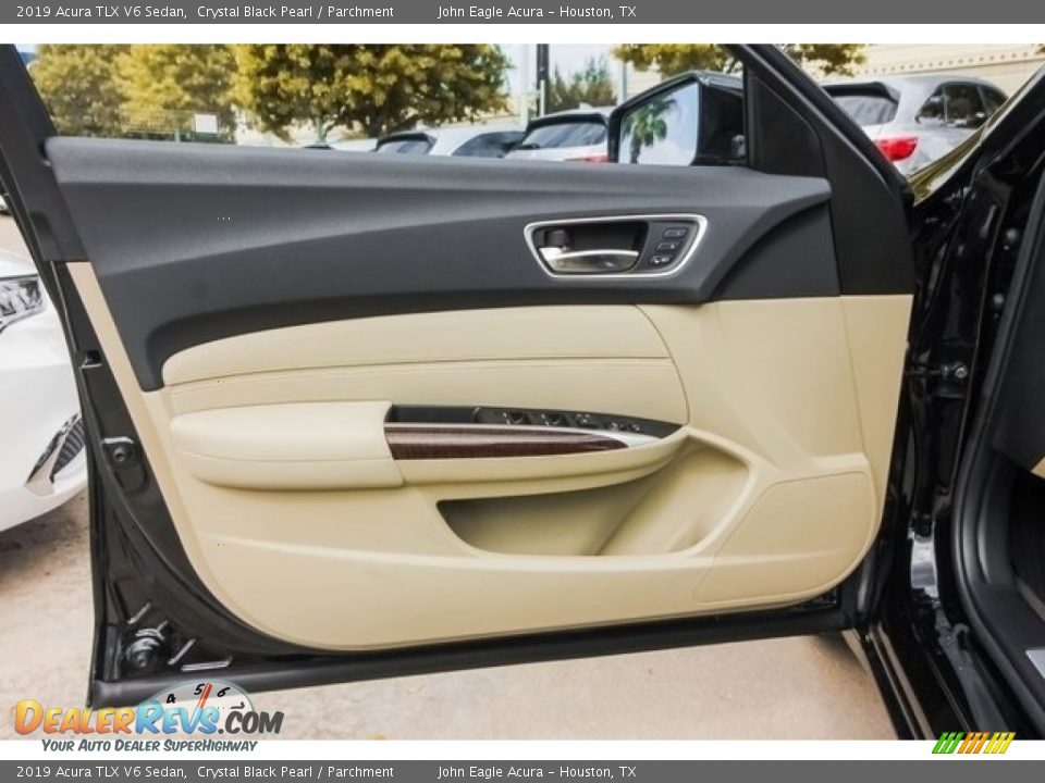 2019 Acura TLX V6 Sedan Crystal Black Pearl / Parchment Photo #15